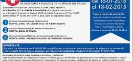 Concursos de Directores Asociados de Hospitales