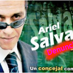 Afiche de Campaña de la reelección a concejal