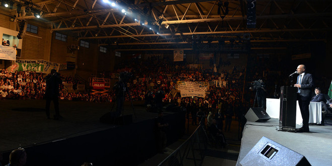 GRAN DESPLIEGUE EN EL PRIMER ACTO OFICIAL DEL SESQUICENTENARIO